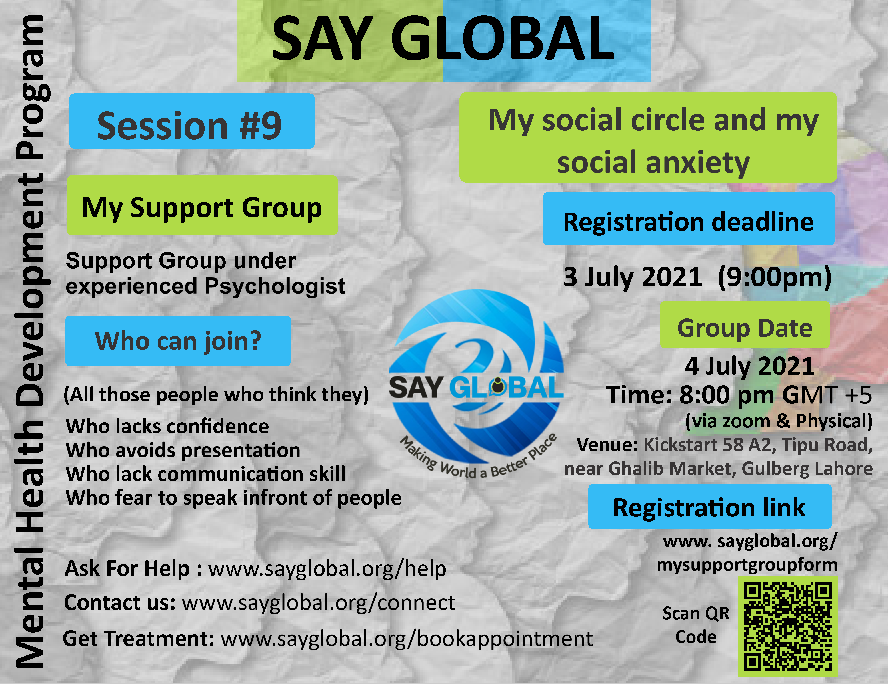 My Social Circle and my Social Anxiety, Session#9
